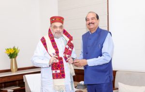Himachal: सांसद हर्ष महाजन ने अमित शाह से की शिष्टाचार भेंट, हिमाचल की वर्तमान परिस्थिति पर की चर्चा