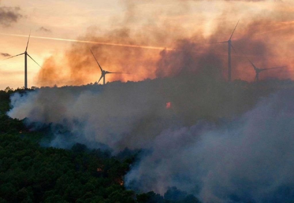 France Forest fire