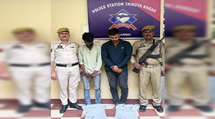 जम्मू में ड्रग्स के खिलाफ बड़ी कार्रवाई, 5 किलो गांजा बरामद, दो आरोपी गिरफ्तार