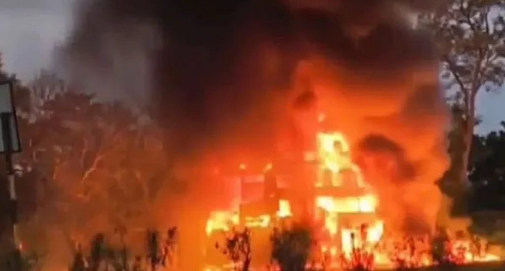 Tamil Nadu sleeper bus fire
