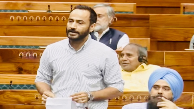 लोकसभा में मीत हेयर ने धर्म और जाति के आधार पर राजनीति करने पर केंद्र सरकार को घेरा