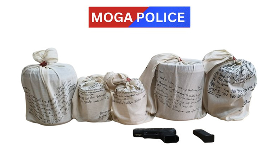 मोगा पुलिस की बड़ी कार्रवाई: विस्फोटक सामग्री और हथियारों सहित 17 आरोपी गिरफ्तार
