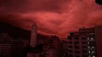 Venezuela caracas Sky Turned Red