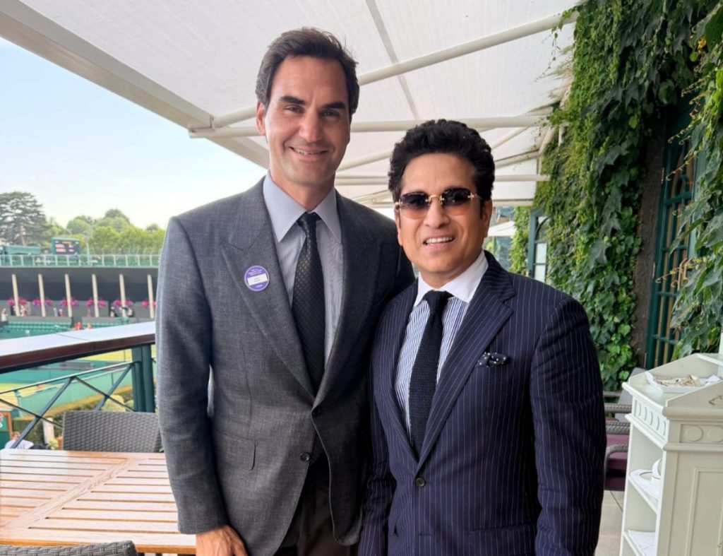 Sachin Meets Federer