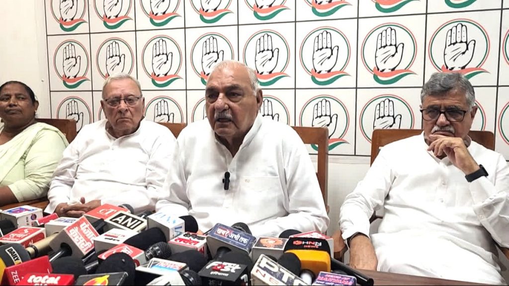 BJP-Congress politics : Hooda says, "We laid the railway line."