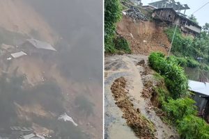 नागालैंड में भीषण भूस्खलन: 10-15 घर मलबे में दबे, 4 महिलाओं समेत कई लोगों के फंसे होने की आशंका