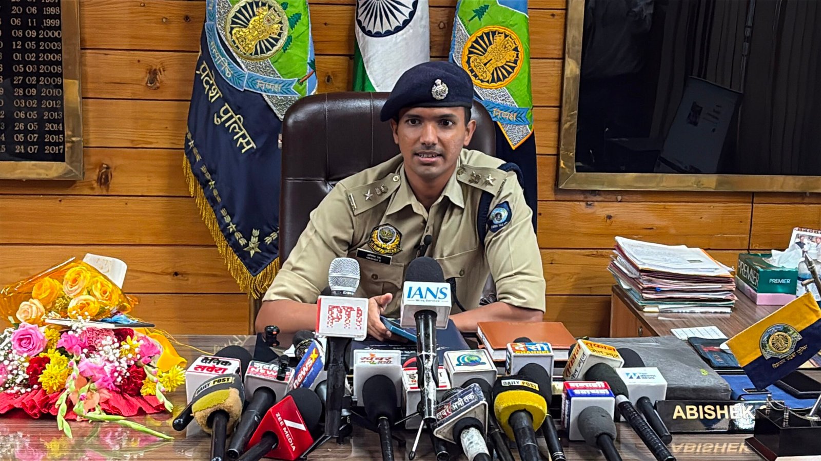 SP अभिषेक सेकर ने संभाला कार्यभार, नशा तस्करों पर कसेगा शिकंजा