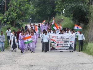 तिरंगा रैली के जरिए युवाओं ने दिया स्वच्छ और विकसित भारत का संदेश, अभियान में युवाओं ने बढ़-चढ़कर लिया हिस्सा