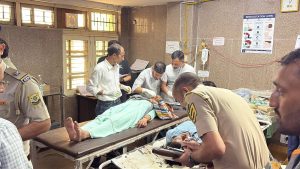 भेखली ब्यासर सड़क दुर्घटना में 45 घायल, बस में सवार थे 60 से अधिक लोग