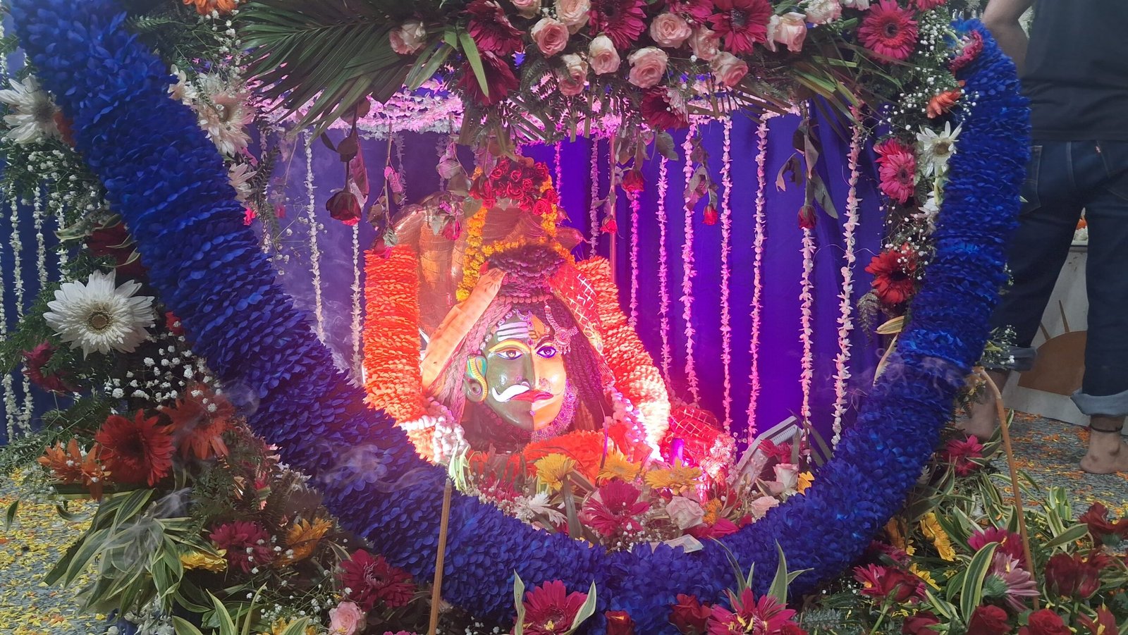 अर्धनारीश्वर रूप में सजे भोले, दर्शन को उमड़ा आस्था का सैलाब