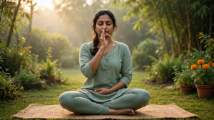 Anulom Vilom Pranayama: खांसी से राहत के साथ तनाव और चिंता कम करने में भी मददगार