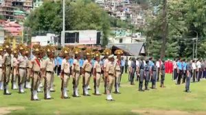 15 अगस्त समारोह की अंतिम परेड रिहर्सल संपन्न, एसपी ने किया निरीक्षण