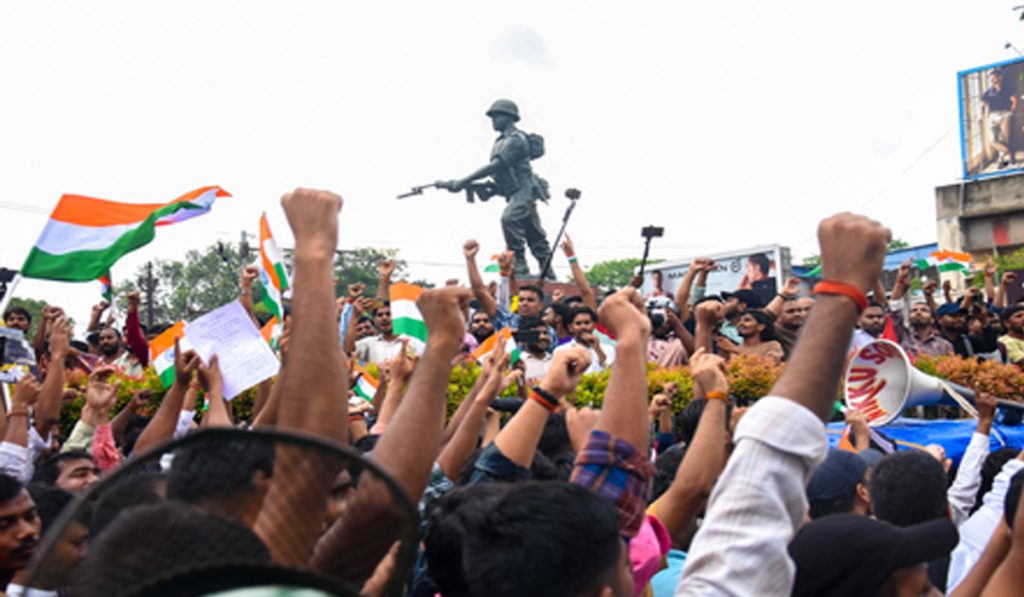 Jharkhand student protest