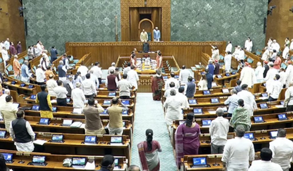 Lok Sabha adjourned