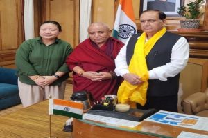 निर्वासित तिबतियन संसद के पूर्व उपाध्यक्ष ने कुलदीप पठानिया से की शिष्टाचार भेंट