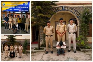 शिमला पुलिस का नशा कारोबारियों पर कड़ा प्रहार, तीन अंतर्राज्यीय तस्करों को किया गिरफ्तार