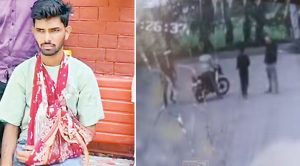 पेट्रोल पंप पर युवक पर कुल्हाड़ी से हमला, हाथ में लगे 17 टांके