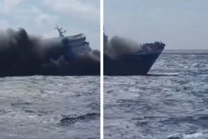 इंडोनेशिया में समुद्र के बीच फेरी में भीषण आग, 5 लोगों की मौत, 41 लापता; राहत-बचाव अभियान जारी