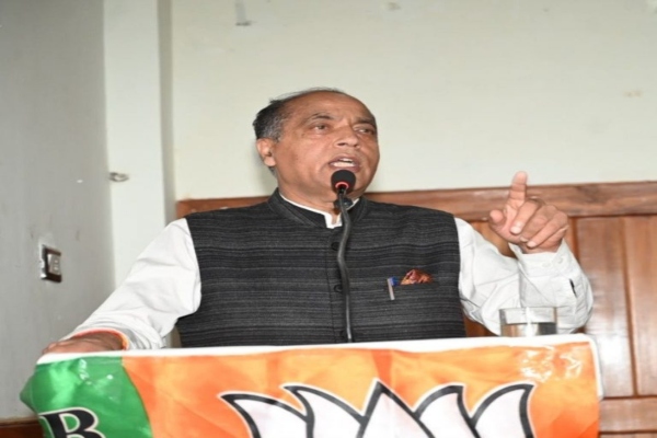 कुर्सी बचाने के लिए गांधी परिवार के पिछलग्गू बने हुए हैं मुख्यमंत्री सुक्खू: जयराम ठाकुर