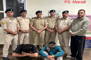 कुल्लू पुलिस की नशे के विरुद्ध कार्यवाही, 23.690 ग्राम चिट्टा बरामद