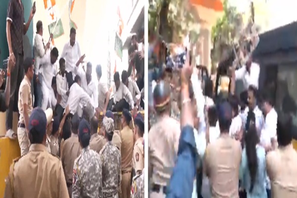 E20 पेट्रोल के विरोध में नागपुर में प्रदर्शन, गडकरी के घर की ओर बढ़ रहे यूथ कांग्रेस-NSUI कार्यकर्ता हिरासत में