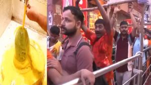 सावन के दूसरे सोमवार पर बाबा विश्वनाथ के दर्शन को उमड़ी भीड़, जलस्तर बढ़ने से गंगा द्वार बंद