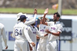 IND vs SL: भारत ने गॉल टेस्ट 165 रन से जीता, मानव सुथार ने झटके 6 विकेट; सीरीज में 1-0 की बढ़त