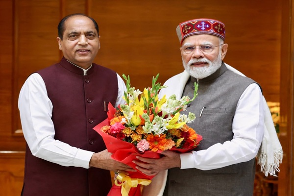 जयराम ठाकुर ने PM मोदी से की मुलाकात, हिमाचल के विकास और मौजूदा हालात पर हुई चर्चा