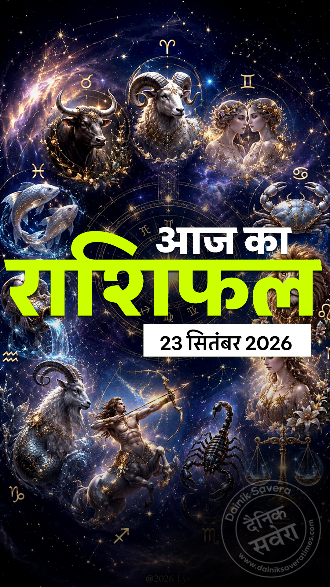 आज का राशिफल 23 सितंबर 2026
