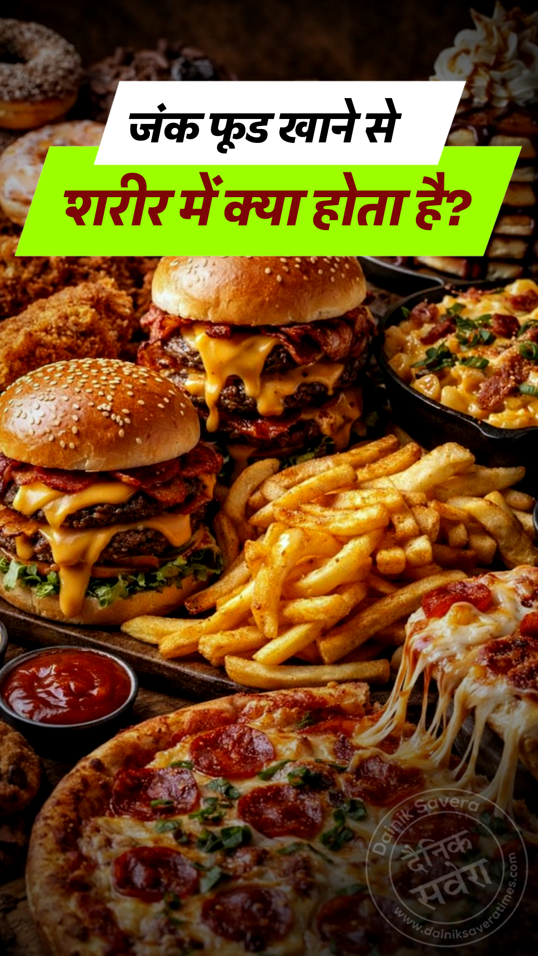 जंक फूड खाने से शरीर में क्या होता है?