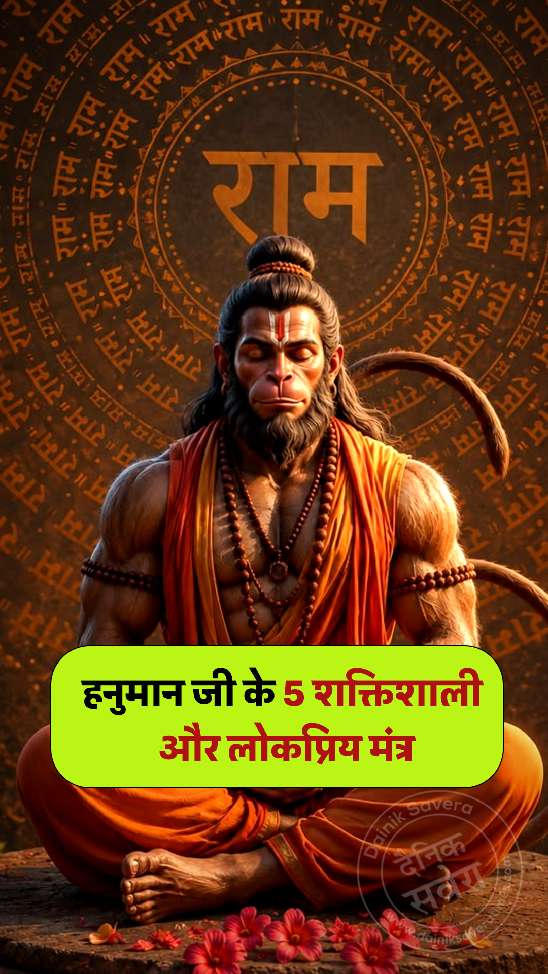 हनुमान जी के 5 शक्तिशाली और लोकप्रिय मंत्र