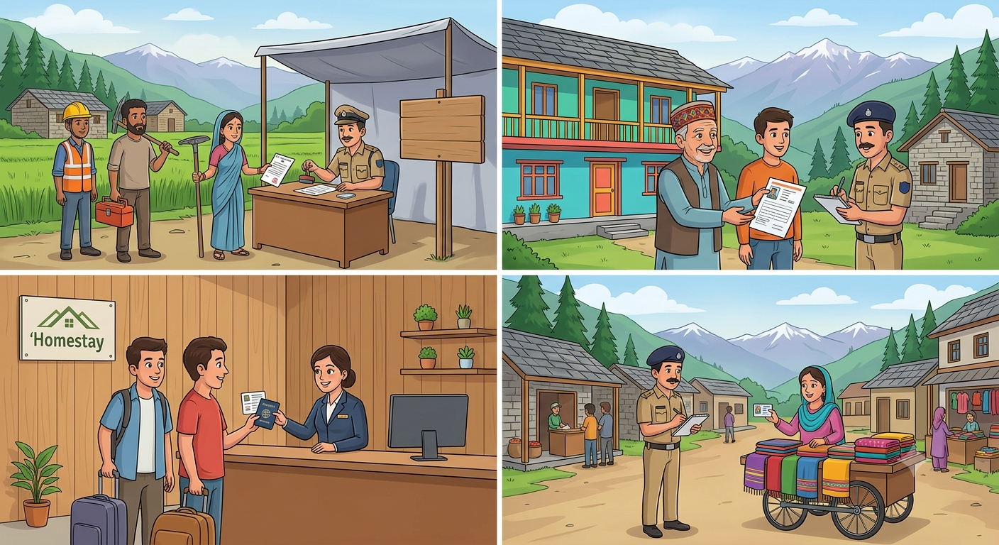 कुल्लू में प्रवासी मजदूरों, किरायेदारों व बाहरी व्यक्तियों का पुलिस सत्यापन अनिवार्य
