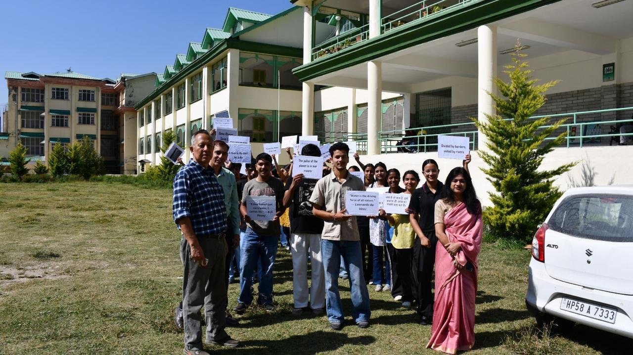 जेएलएन राजकीय महाविद्यालय हरिपुर में ‘विश्व नदी दिवस’ का आयोजन, डॉक्यूमेंट्री और जागरूकता अभियान से कॉलेज के छात्रों को किया प्रेरित