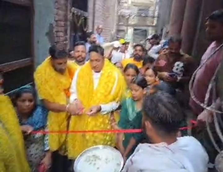 अमृतसर सेंट्रल में कंक्रीट गलियों के विकास कार्य शुरू