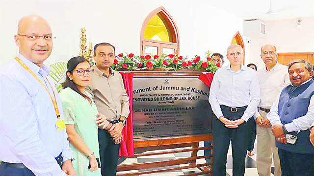 CM उमर अब्दुल्ला ने अमृतसर में नए रूप में तैयार जेएंडके हाउस का किया उद्घाटन