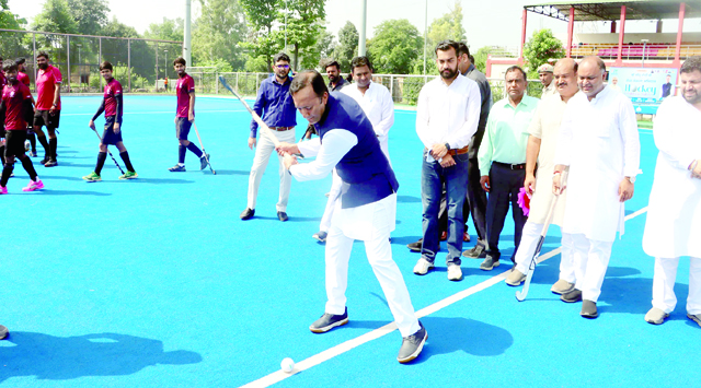 मारकंडेश्वर हॉकी स्टेडियम बनेगा देश का उत्कृष्ट खेल परिसर : नवीन जिंदल