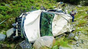 भरमौर-पठानकोट हाईवे पर भीषण हादसा; खाई में गिरी बोलेरो, 2 की मौत