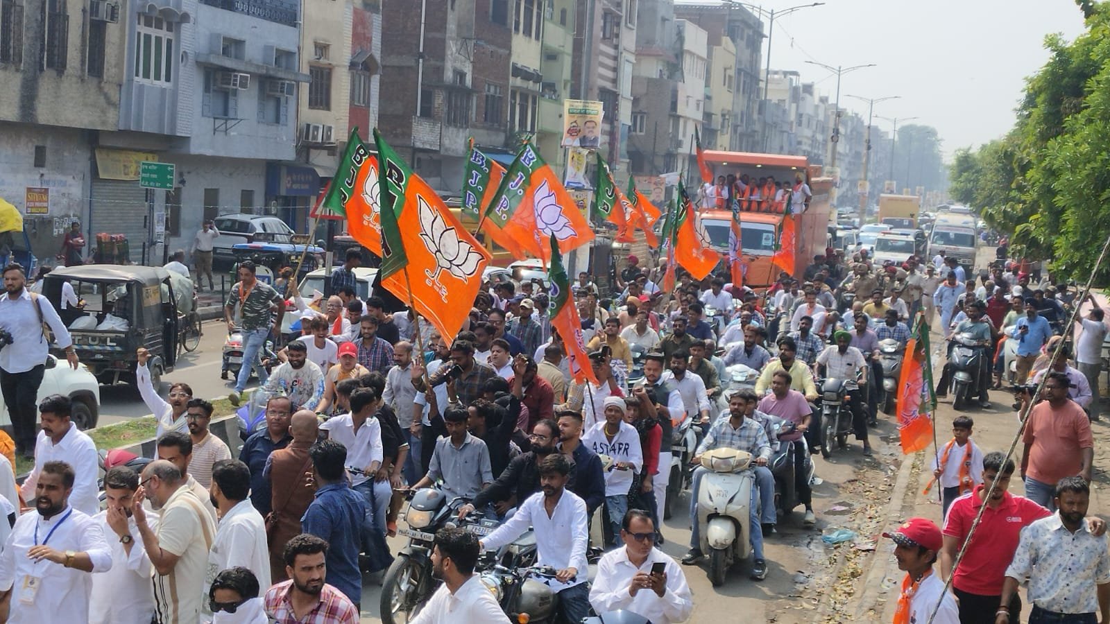 लाहौरी गेट से निकली ‘नशा मुक्ति यात्रा’, भाजपा ने नशे के खिलाफ बुलंद की आवाज