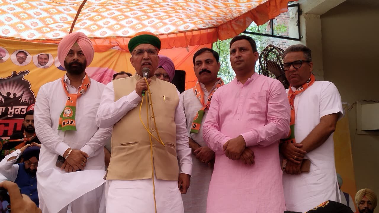 भाजपा की ‘नशा मुक्त पंजाब यात्रा’, मेघवाल ने AAP सरकार को घेरा