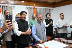 सहकार सदन को मिलेंगी आधुनिक सुविधाएं, सीएम सुक्खू ने वर्चुअल माध्यम से रखी आधारशिला
