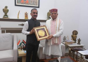 मुख्यमंत्री सुखविन्द्र सिंह सुक्खू ने केंद्रीय ऊर्जा मंत्री मनोहर लाल से की भेंट,महत्वपूर्ण मुद्दों पर हुई चर्चा