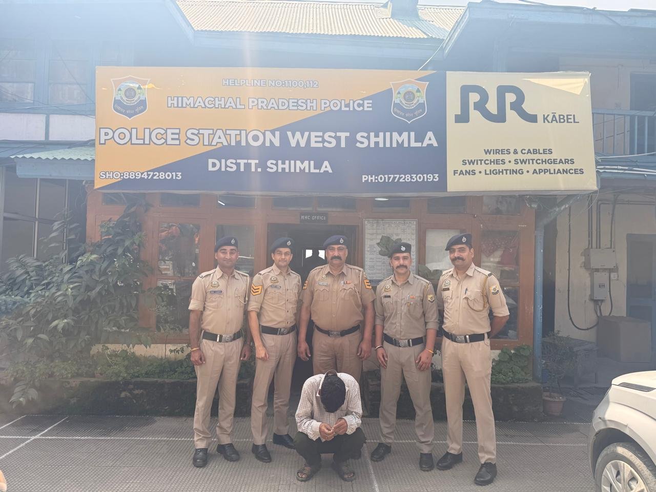 शिमला में 95 शटरिंग प्लेटें चोरी, CCTV से आरोपी तक पहुंची पुलिस
