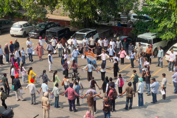 नशे के खिलाफ एकजुट हुए युवा, लिया नशा मुक्त समाज का संकल्प