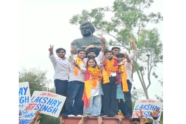 DUSU Elections 2026: ABVP की तीन सीटों पर जीत, BJP ने कहा- राष्ट्रविरोधी ताकतों पर देशभक्ति की विजय