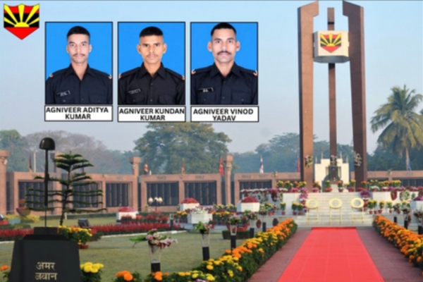 अरुणाचल के दुर्गम दिबांग में 3 अग्निवीरों का सर्वोच्च बलिदान, सेना ने जताई गहरी संवेदना