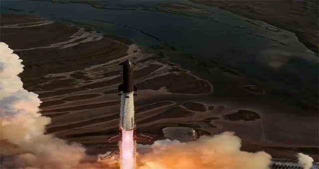 SpaceX ने सुपर-हैवी रॉकेट स्टारशिप किया लॉन्च, ‘वहां जाने का इरादा जहां पहले कोई इंसान नहीं गया’