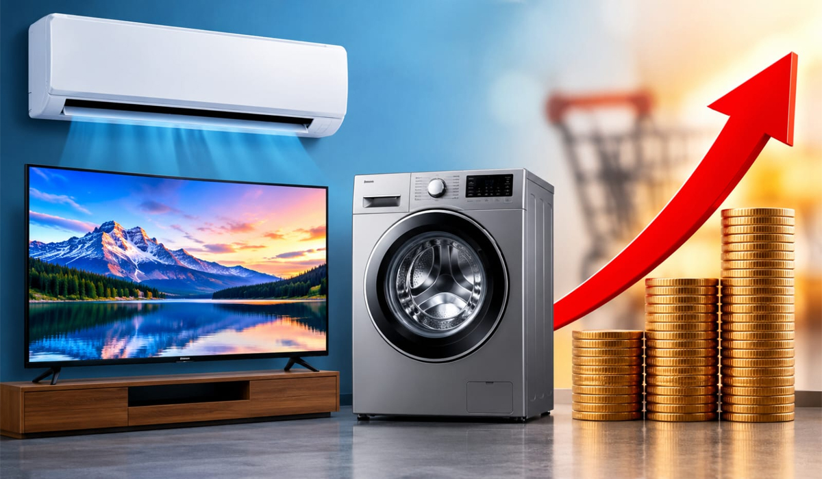 Electronics Price Hike: अक्टूबर से महंगे होंगे AC, TV और वॉशिंग मशीन, जानें कितनी बढ़ेगी कीमत
