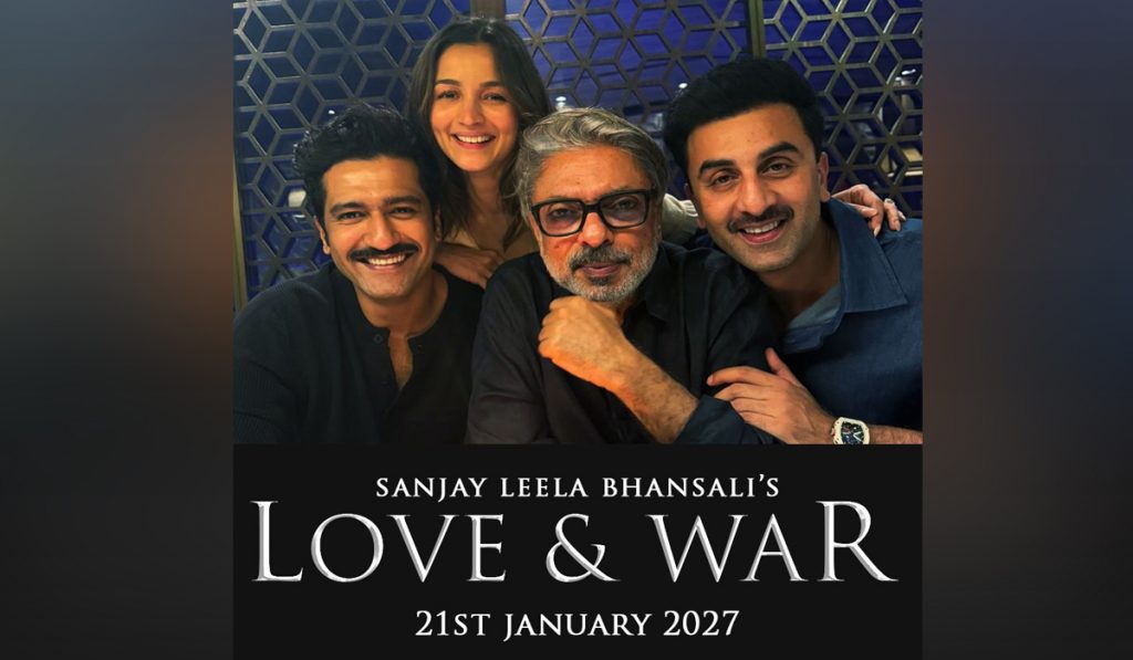 Sanjay Leela Bhansali has wrapped Love & War