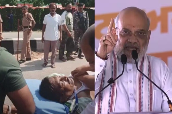 अमित शाह रैली के दौरान 2 भाजपा कार्यकर्ताओं की मौत, एक की हार्ट अटैक से गई जान