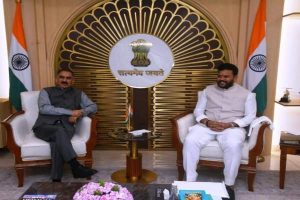 मुख्यमंत्री सुक्खू ने केंद्रीय नागर विमानन मंत्री से की भेंट, कांगड़ा एयरपोर्ट के विस्तार से जुड़े मुद्दों पर की चर्चा